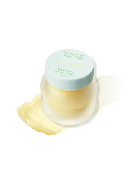 Lemon Sugar Lip Mask 20ml | TOCOBO | Overnight Exfoliation & Hydration