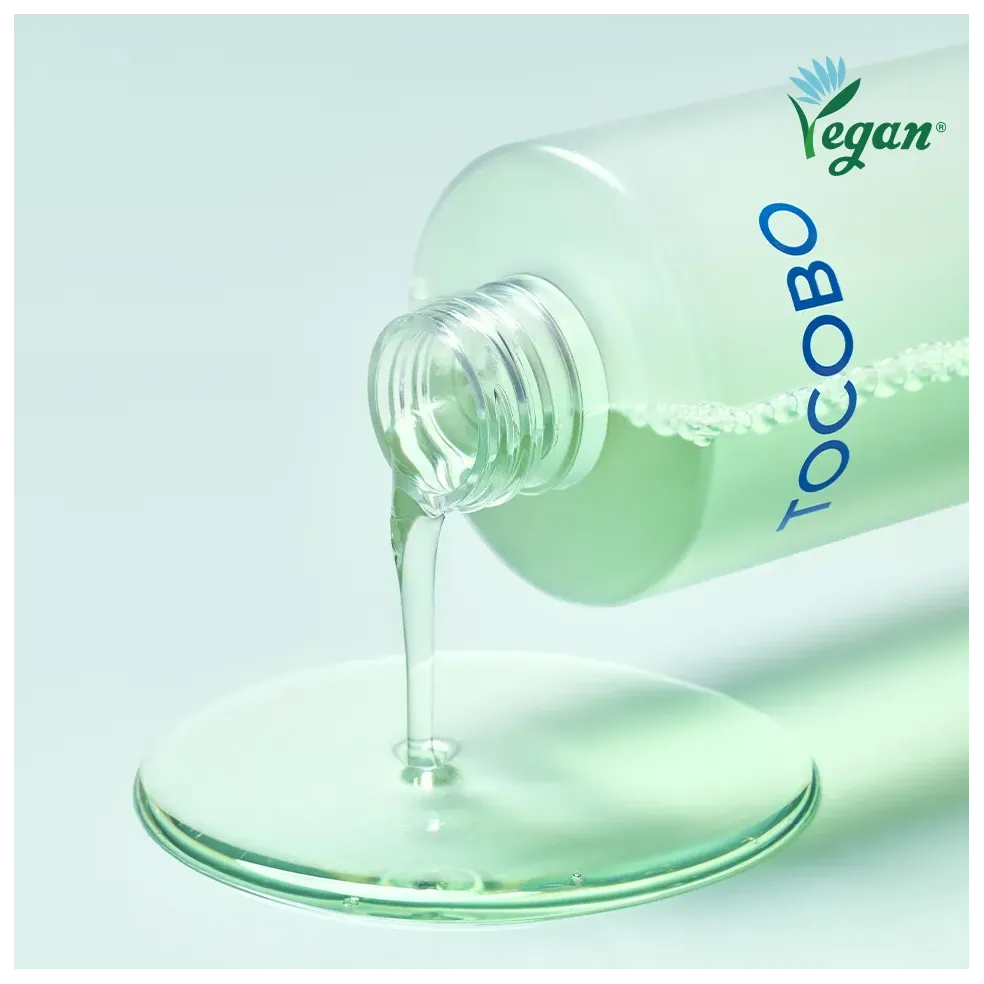Tónico Acuoso Calmante con Cica 200ml | TOCOBO | Hidratación y Calma para Piel Sensible