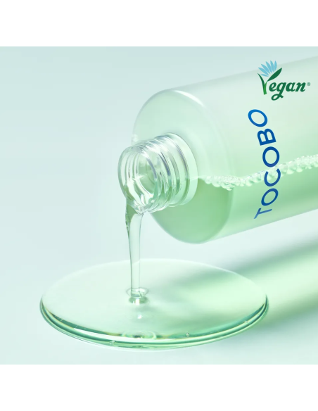 Tónico Aquoso Calmante com Cica 200ml | TOCOBO | Hidratação e Calma para Pele Sensível