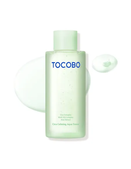 Tónico Acuoso Calmante con Cica 200ml | TOCOBO | Hidratación y Calma para Piel Sensible