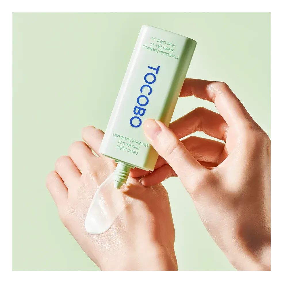 Sérum Solar Calmante con Cica SPF50+ PA++++ 50ml | TOCOBO