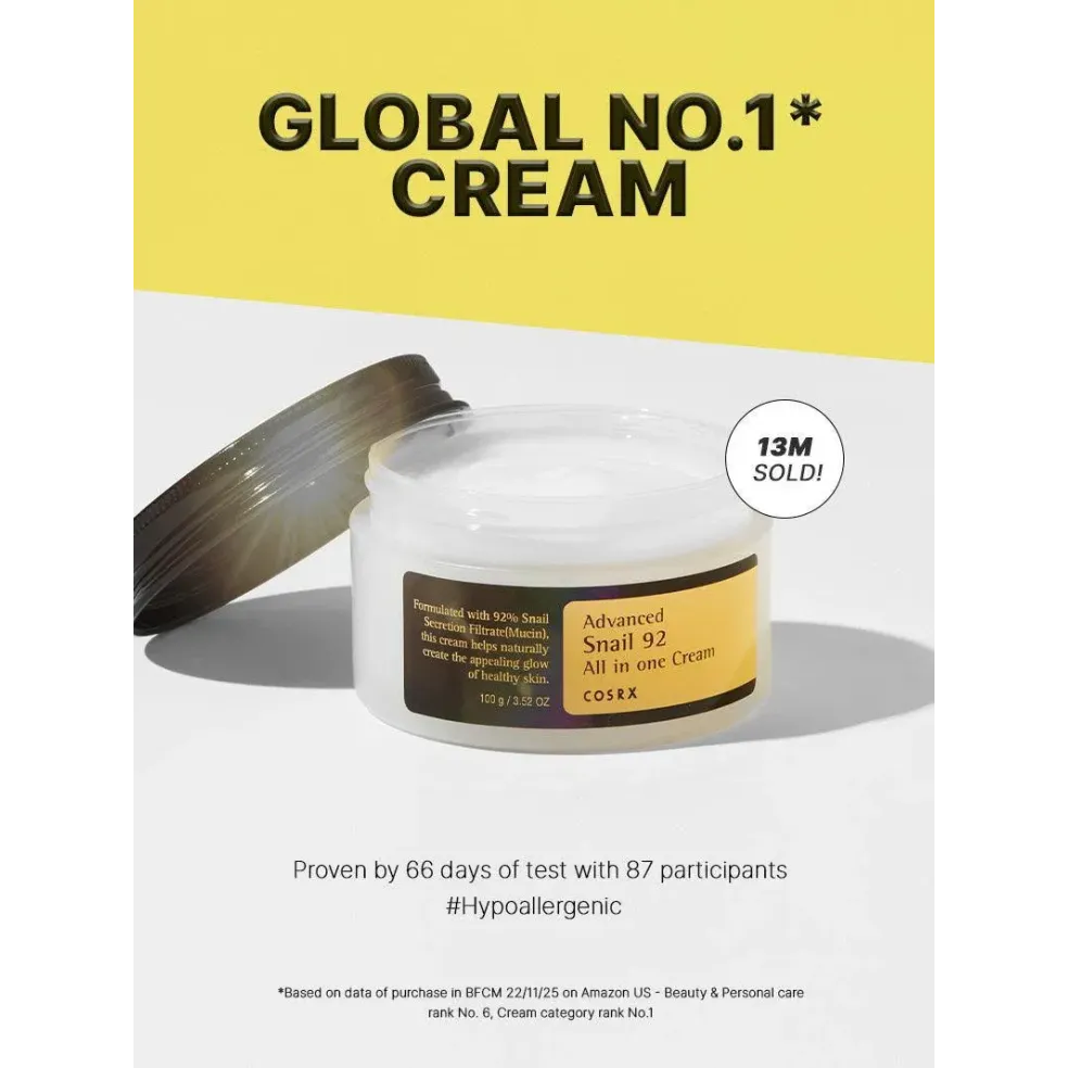 COSRX Advanced Snail 92 All In One Cream 100ml