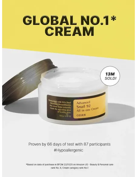 COSRX  Advanced Snail 92 All In One Cream 100ml