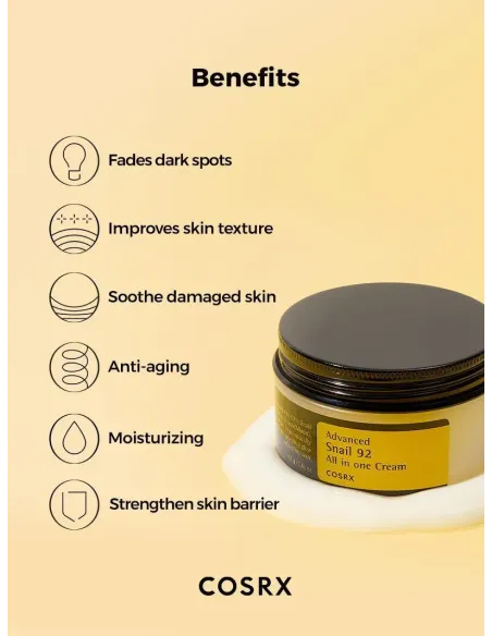 COSRX  Advanced Snail 92 All In One Cream 100ml