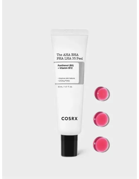 COSRX The AHA BHA PHA LHA 35 Peel 30 ml - Exfoliación Profunda