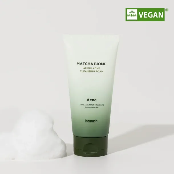 Heimish Matcha Biome Amino Acne Cleansing Foam 150g | Anti-acne