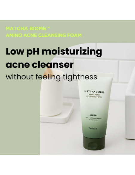 Heimish Matcha Biome Amino Acne Cleansing Foam 150g | Anti-acne
