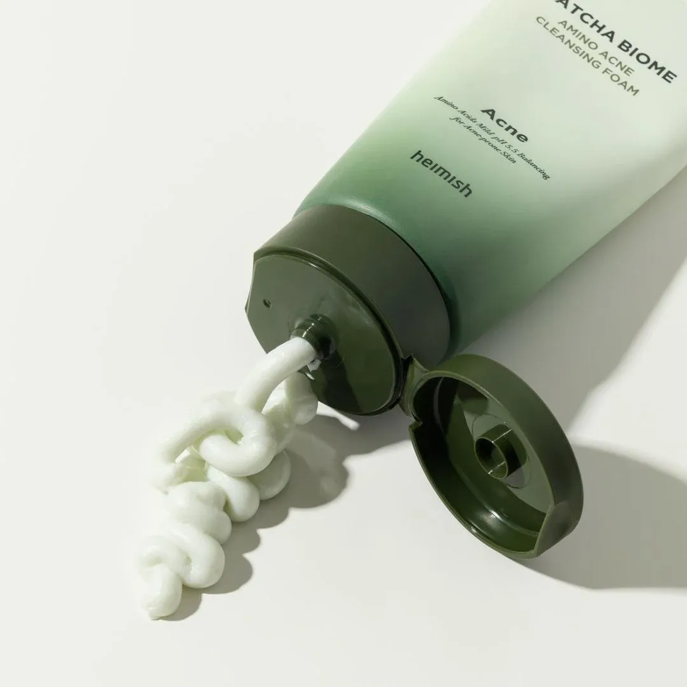 Heimish Matcha Biome Amino Acne Cleansing Foam 150g | Anti-acne