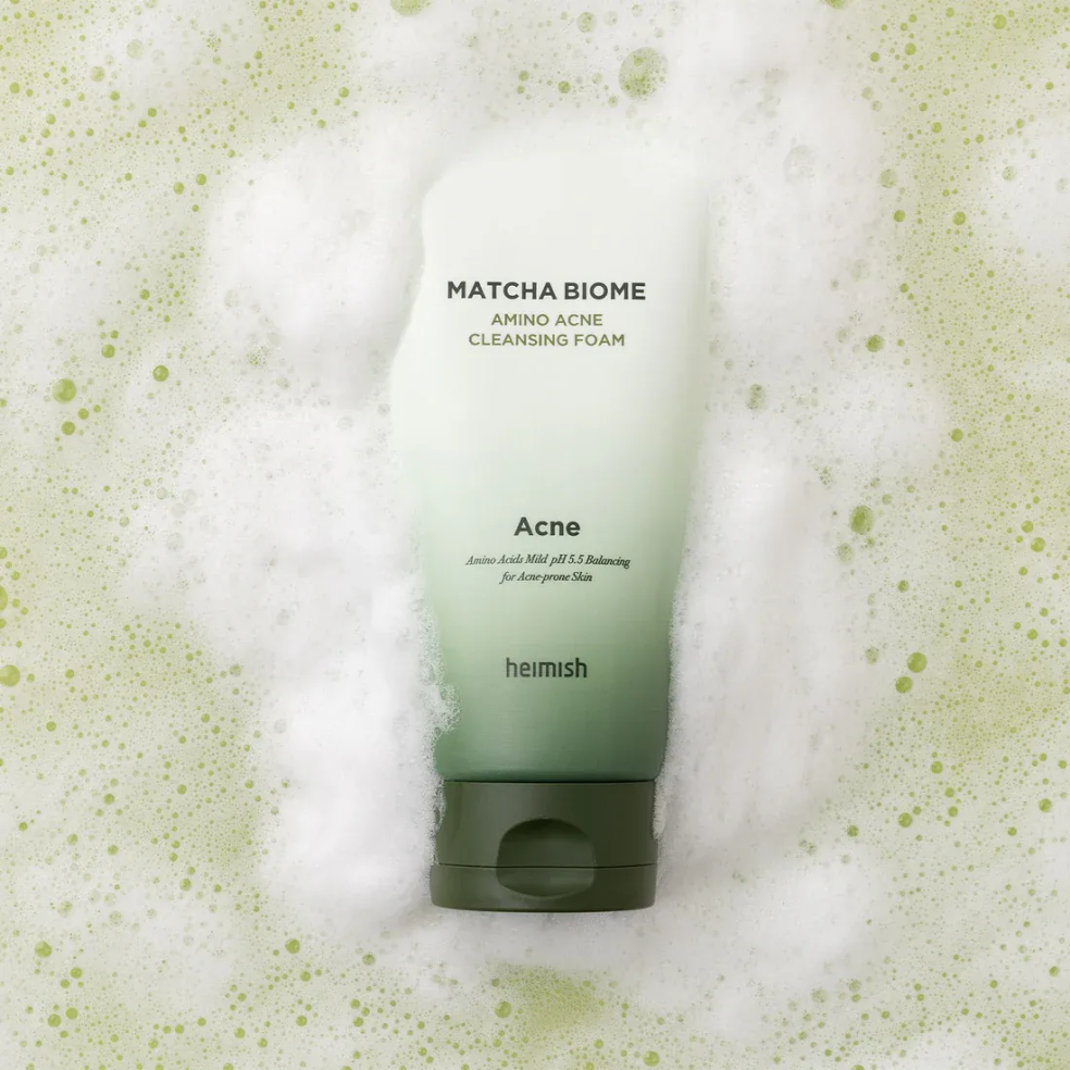 Heimish Matcha Biome Amino Acne Cleansing Foam 150g | Anti-acne