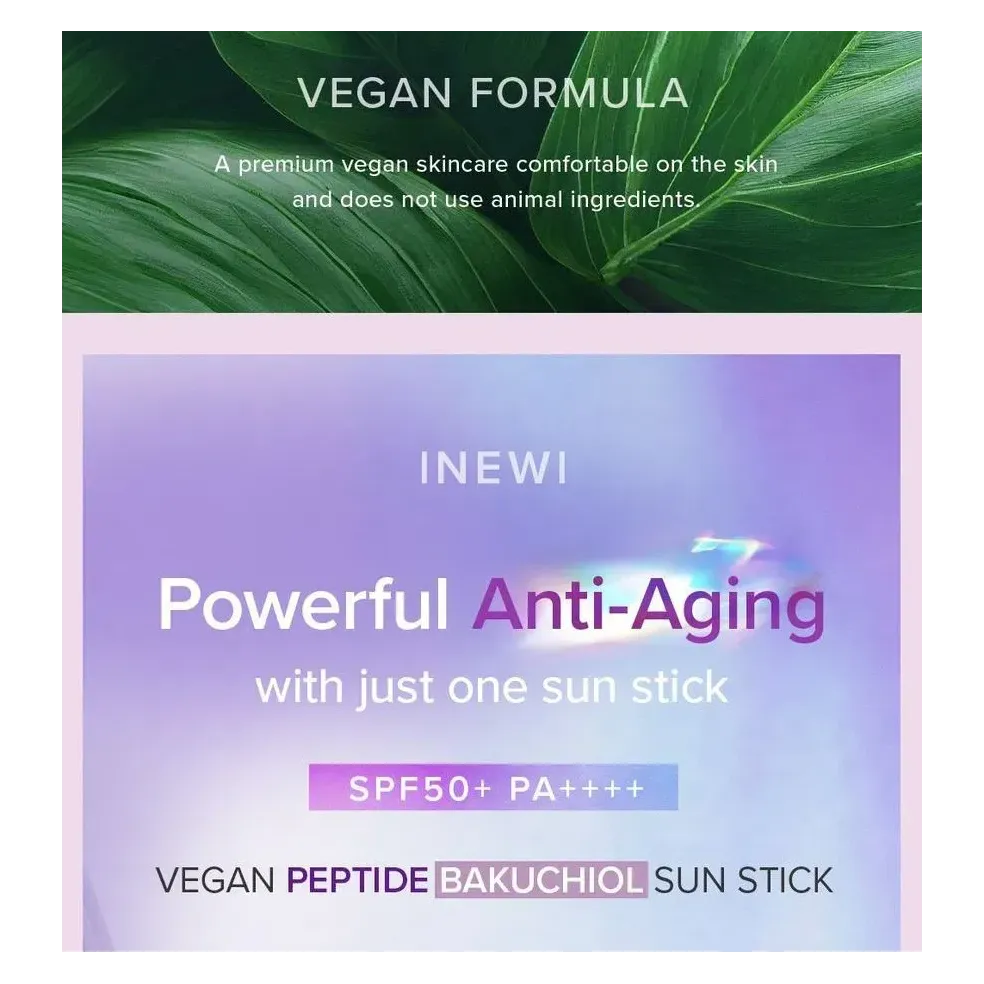 Mary&May Vegan Peptide Bakuchiol Sun Stick - Sun Protection and Anti-Aging
