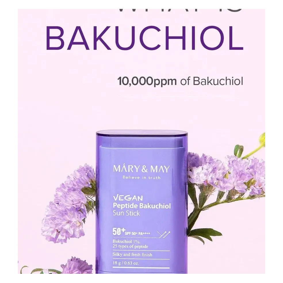 Mary&May Vegan Peptide Bakuchiol Sun Stick - Sun Protection and Anti-Aging