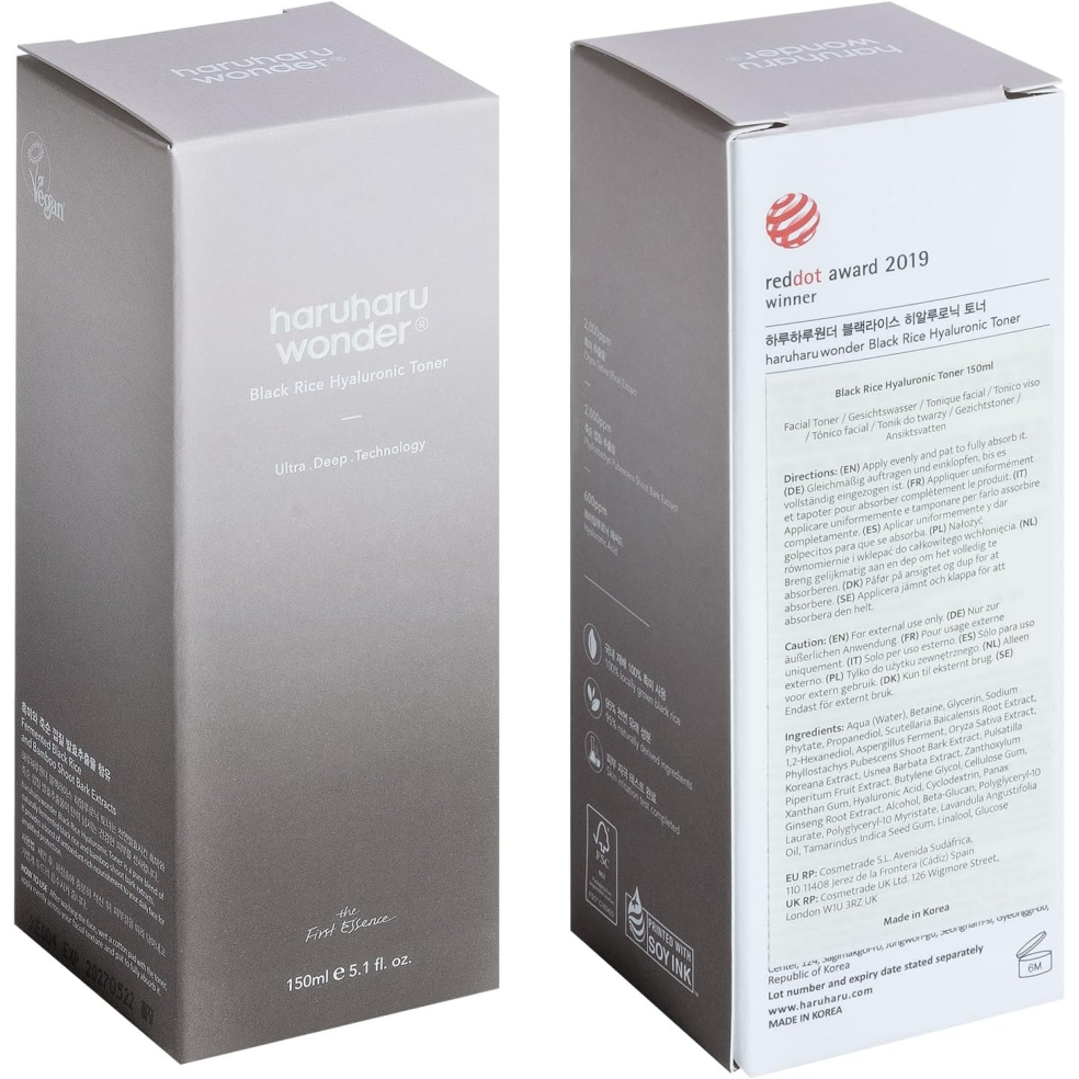 Haruharu Wonder Black Rice Hyaluronic Toner 150ml