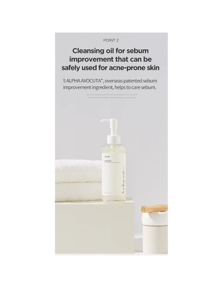 Anua Aceite Limpiador Control de Poros con Heartleaf 200ml | Limpieza Suave y Efectiva