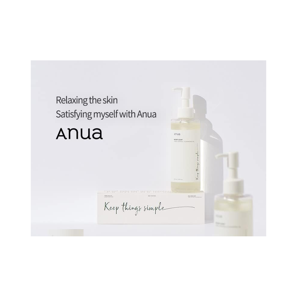 Anua Aceite Limpiador Control de Poros con Heartleaf 200ml | Limpieza Suave y Efectiva