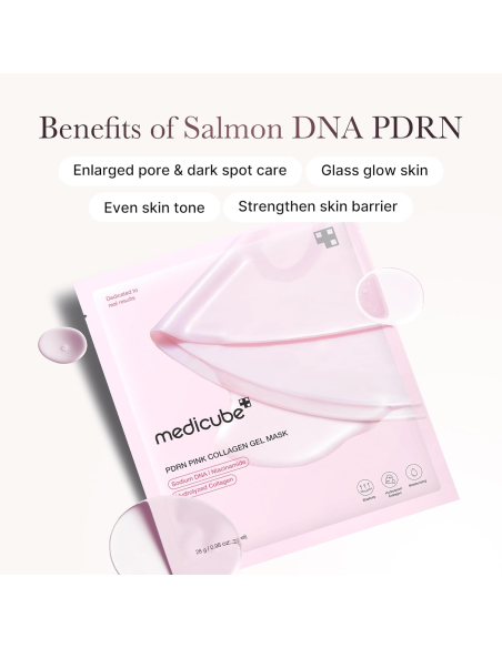 Glow y firmeza con MEDICUBE PDRN Pink Collagen Gel Mask