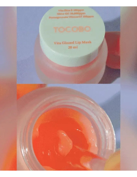 Labbra riparate TOCOBO Vita Glazed Lip Mask 20ml