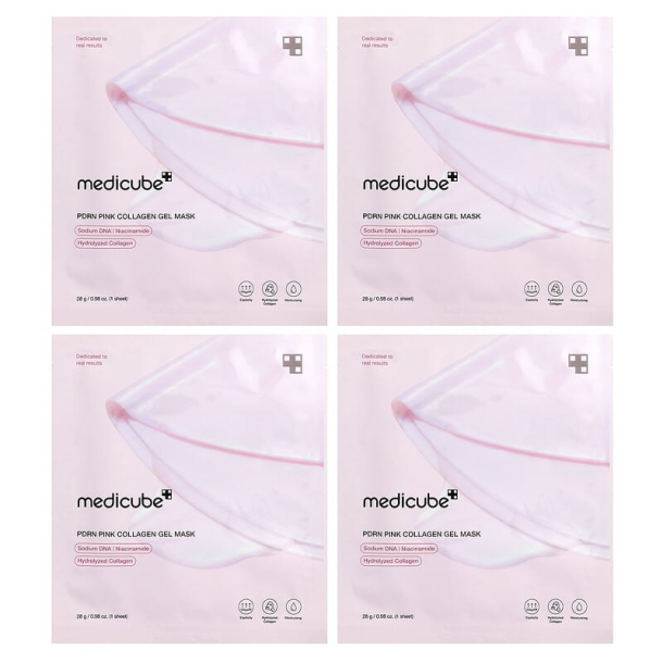 Glow et fermeté avec MEDICUBE PDRN Pink Collagen Gel Mask