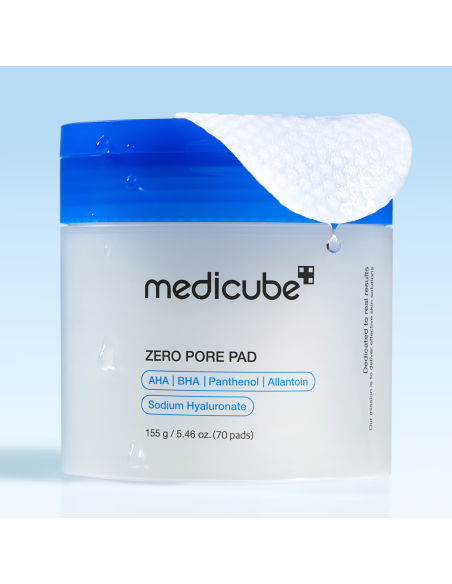 MEDICUBE Zero Pore Pad 2.0 70pcs | Exfoliating toner pads for pores
