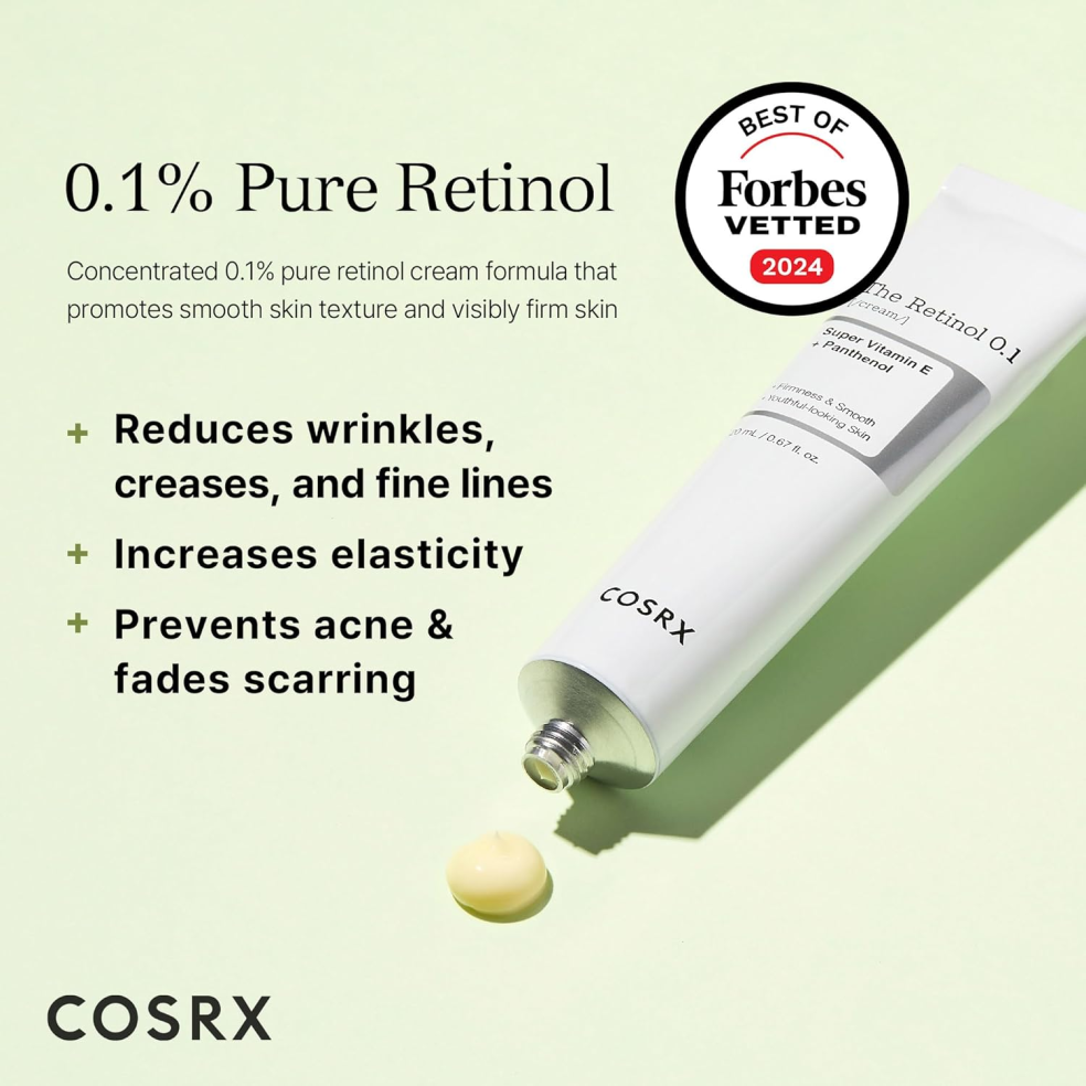 COSRX The Retinol 0.1 Cream 20ml | Retinol cream for early fine lines