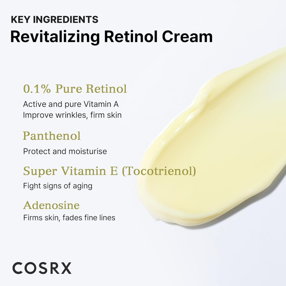 COSRX The Retinol 0.1 Cream 20ml | Retinol cream for early fine lines