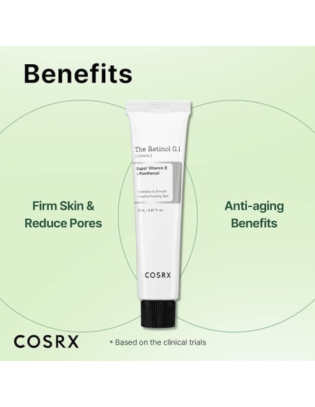COSRX The Retinol 0.1 Cream 20ml | Retinol cream for early fine lines