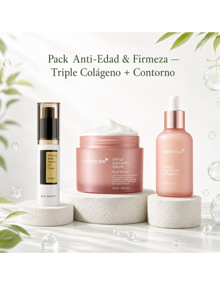 Korean Anti-Age Pack Medicube Triple Collagen + COSRX Snail Eye | Kosmetica