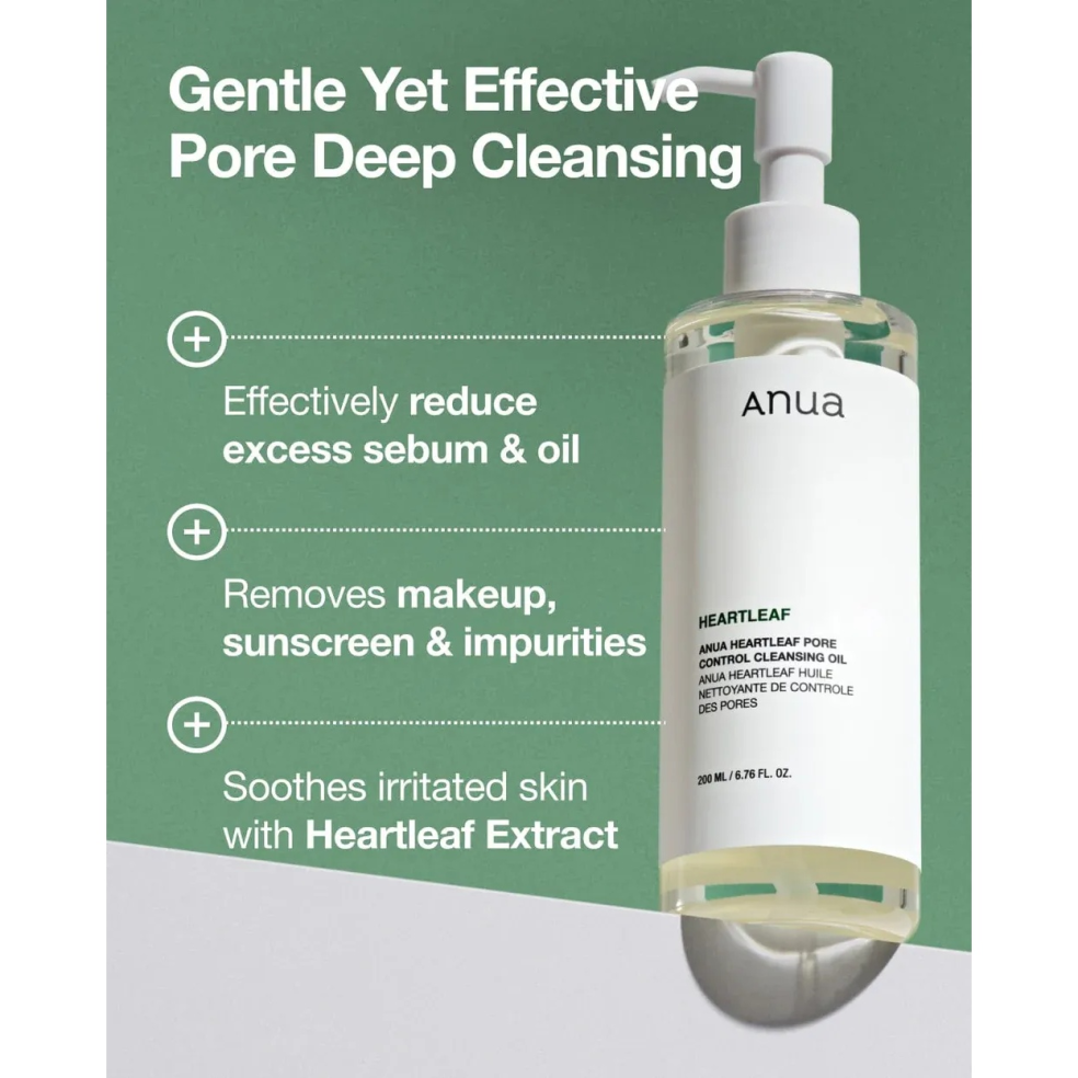 Óleo de Limpeza Heartleaf Pore Control 200ml | Kosmetica