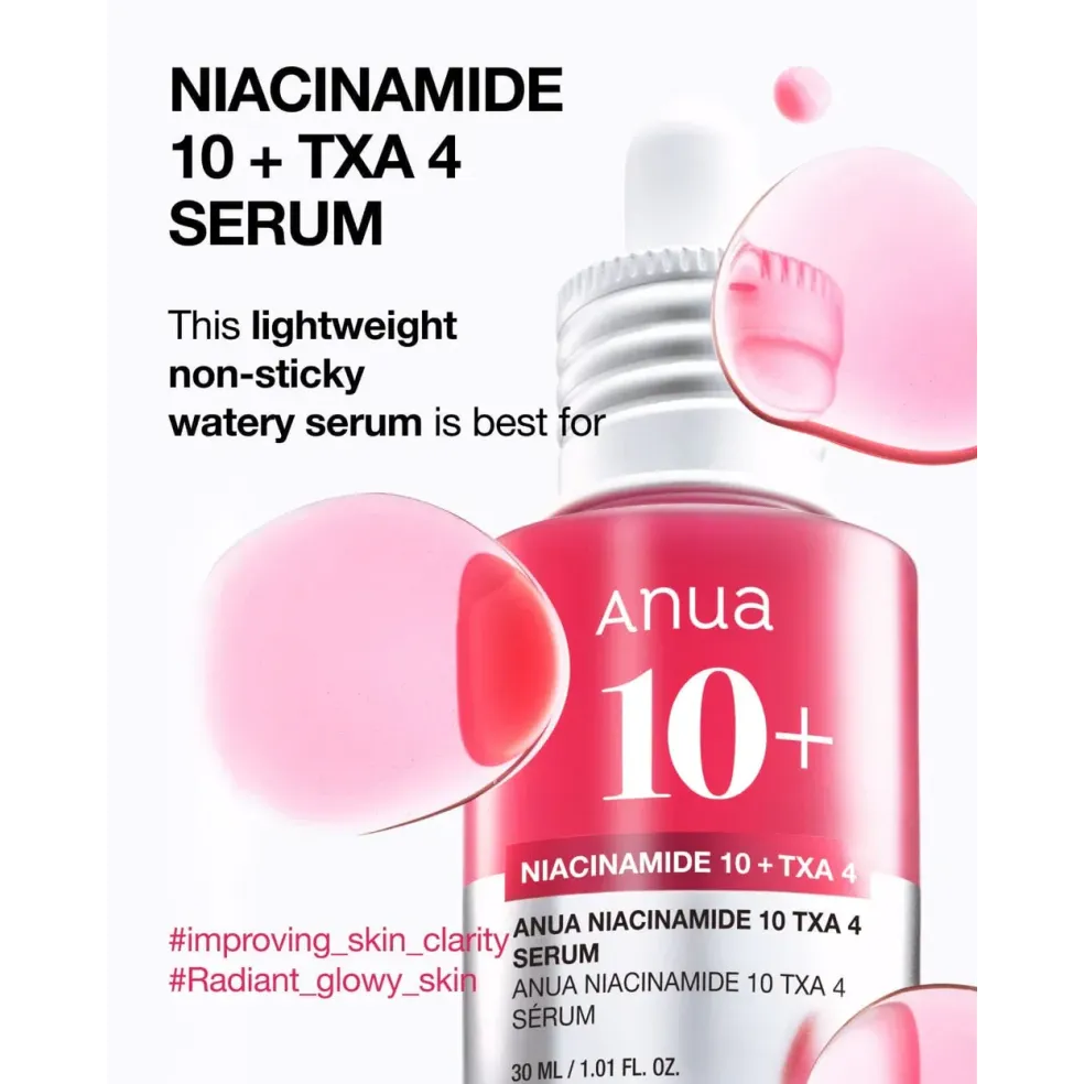 Niacinamide 10% + TXA 4% Serum - Anua