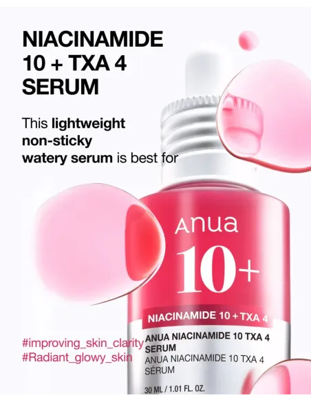 Sérum con Niacinamida Niacinamide 10% + TXA 4% Serum - Anua
