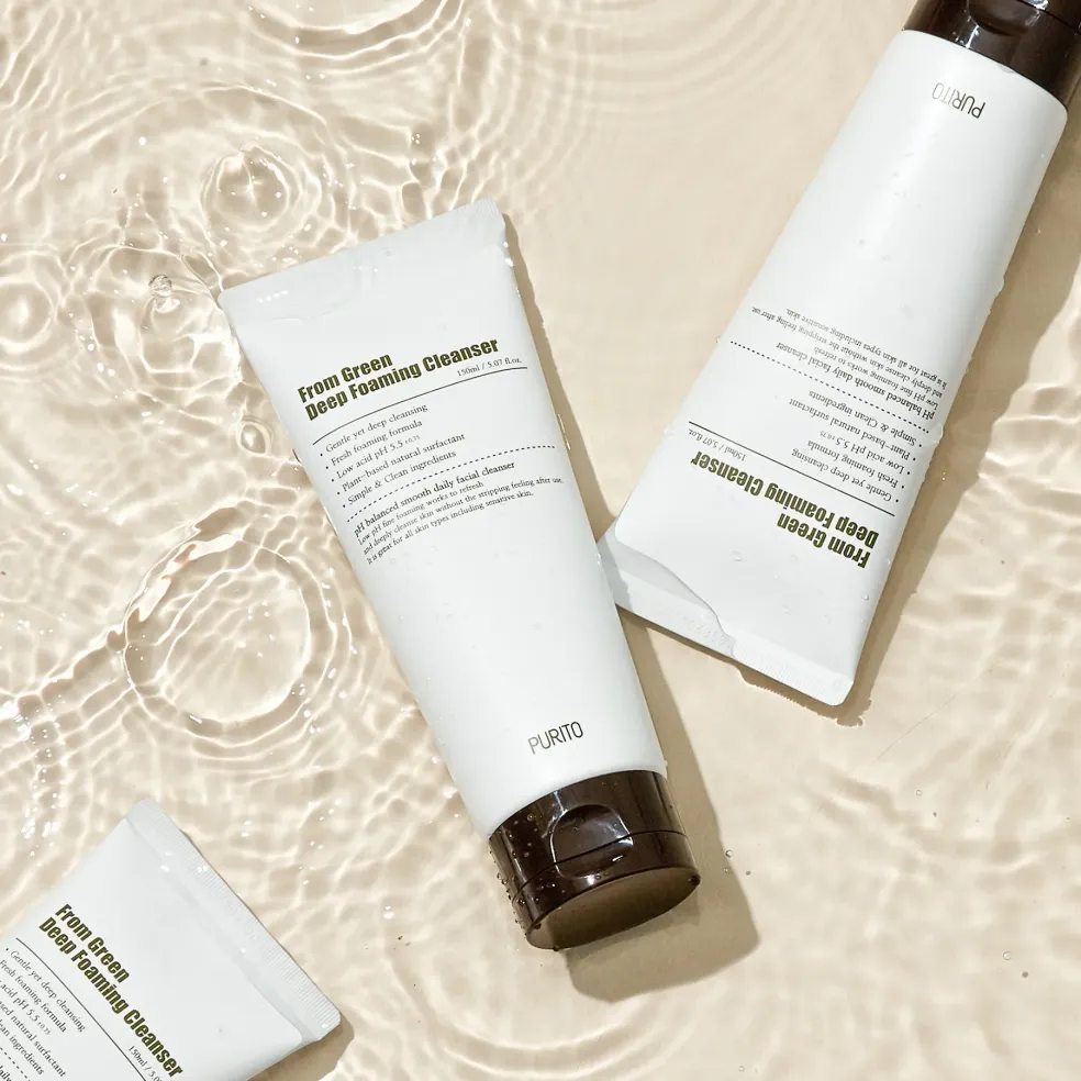 From Green Deep Foaming Cleanser | PURITO | 150ml