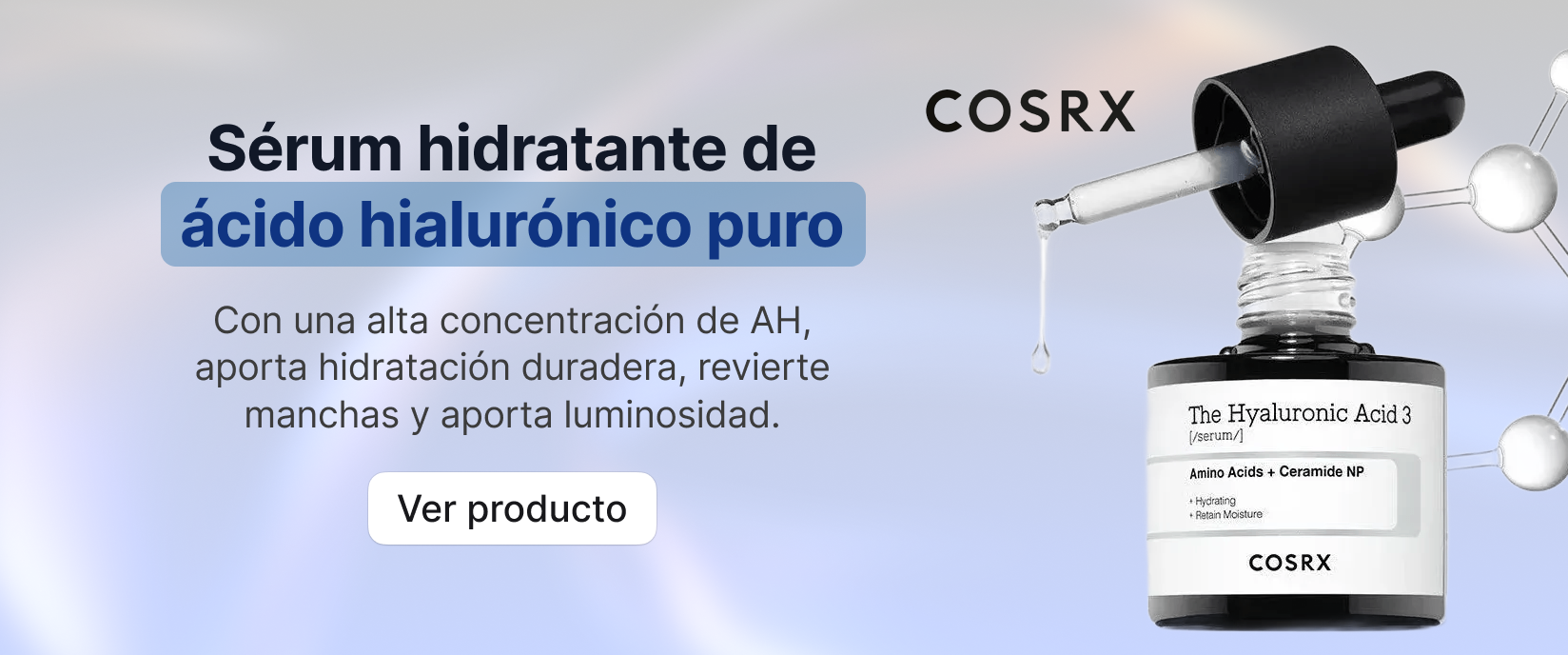 banner del tonico acuoso calmante con cica 200ml