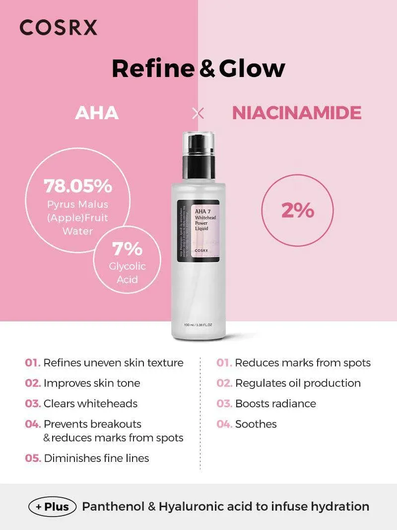 COSRX Exfoliante AHA 7 Whitehead Power Liquid 100ml