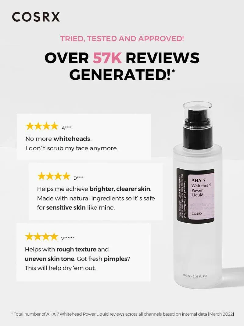 COSRX Exfoliante AHA 7 Whitehead Power Liquid 100ml
