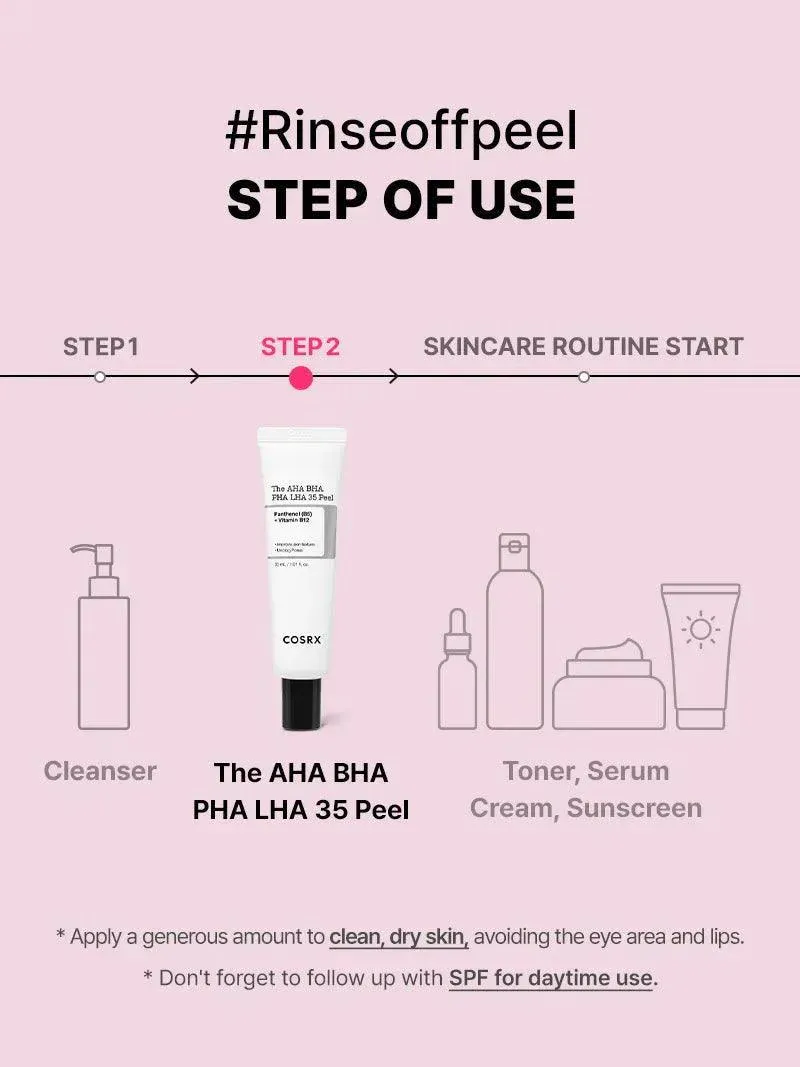 COSRX The AHA BHA PHA LHA 35 Peel 30 ml