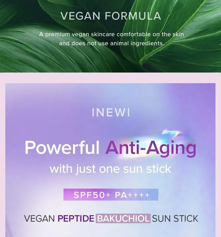 Mary&May Vegan Peptide Bakuchiol Sun Stick SPF50+ PA++++ 18g