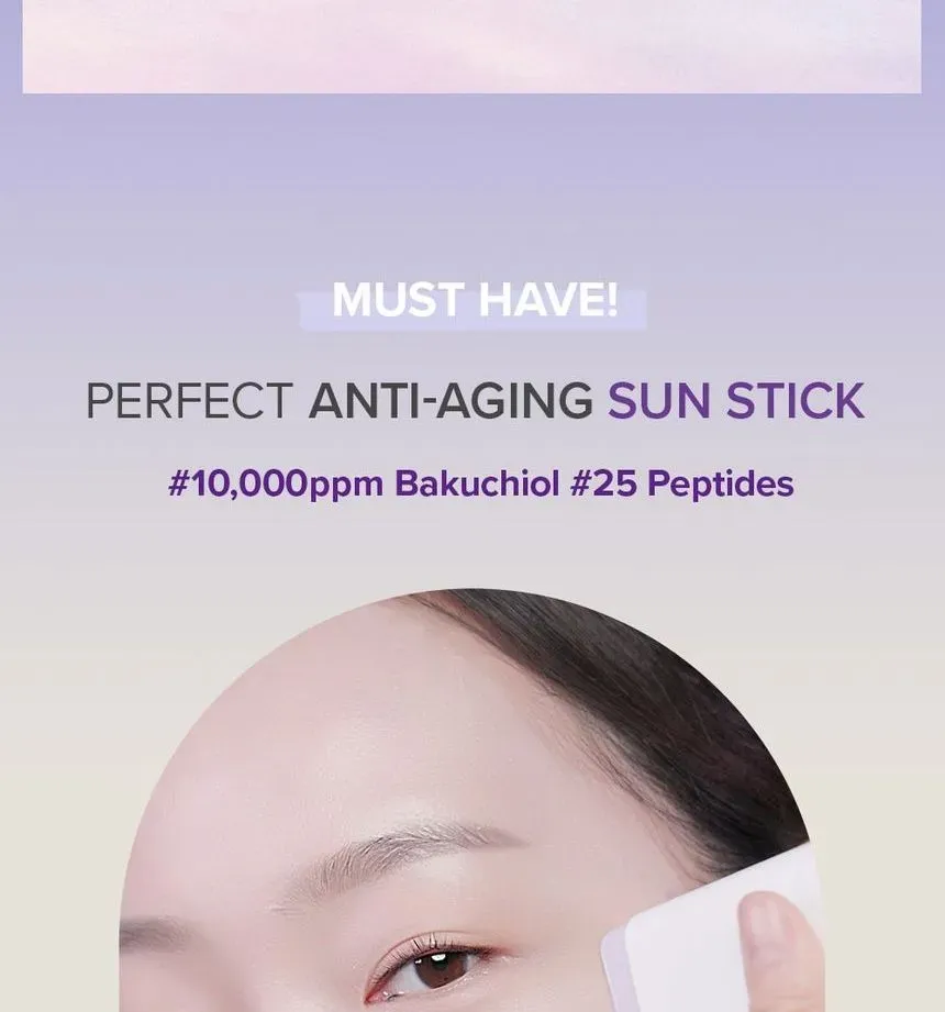Mary&May Vegan Peptide Bakuchiol Sun Stick SPF50+ PA++++ 18g