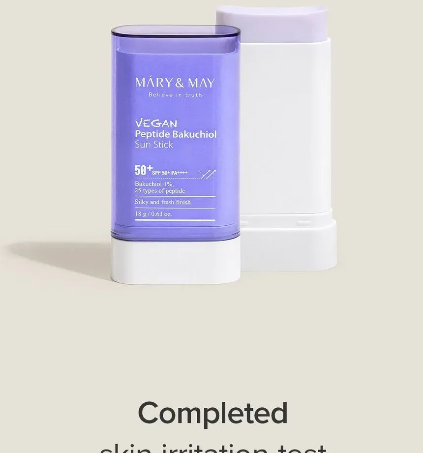 Mary&May Vegan Peptide Bakuchiol Sun Stick SPF50+ PA++++ 18g