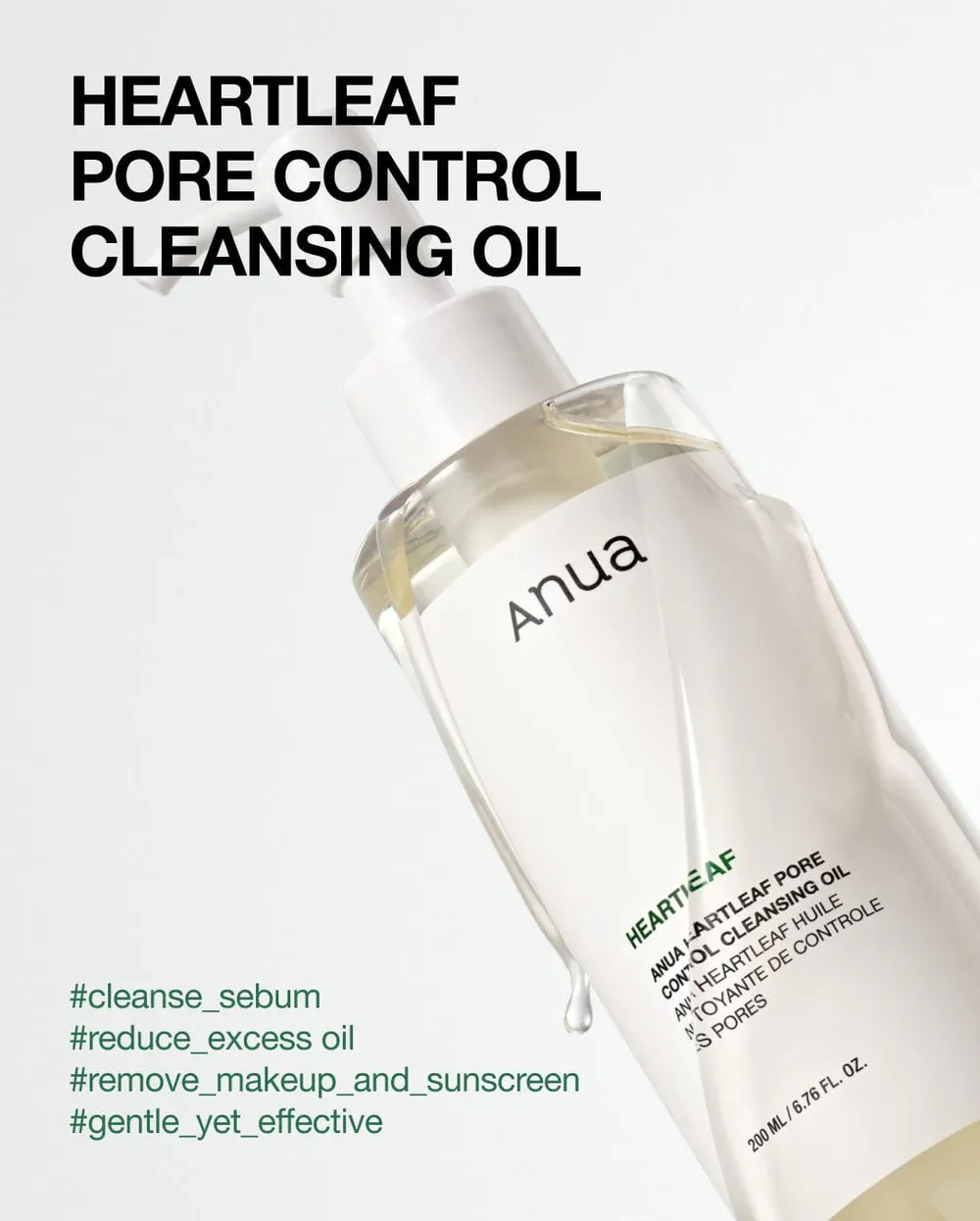 ANUA Heartleaf Pore Control Cleansing Oil 200ml